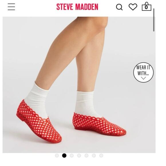 Jelly Mesh Ballet Flats for Women Clear Hollow Jellies Flat Sandals Slip On - Picture 6 of 9